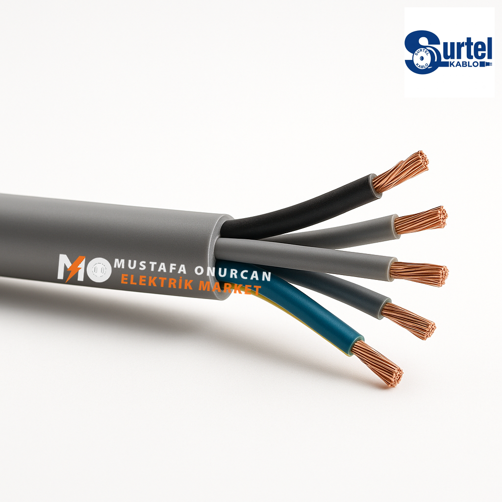 Surtel Kablo 5x2,5 NHXMH (Halogen Free)