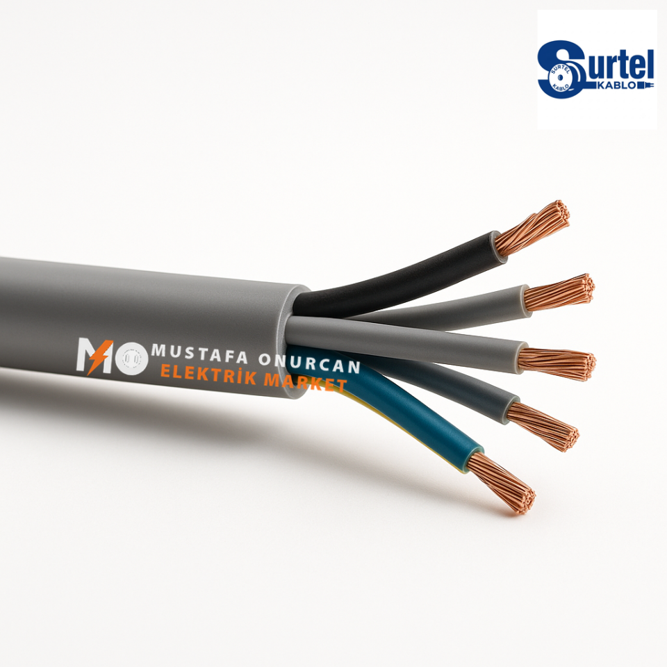 Surtel Kablo 5x2,5 NHXMH (Halogen Free)