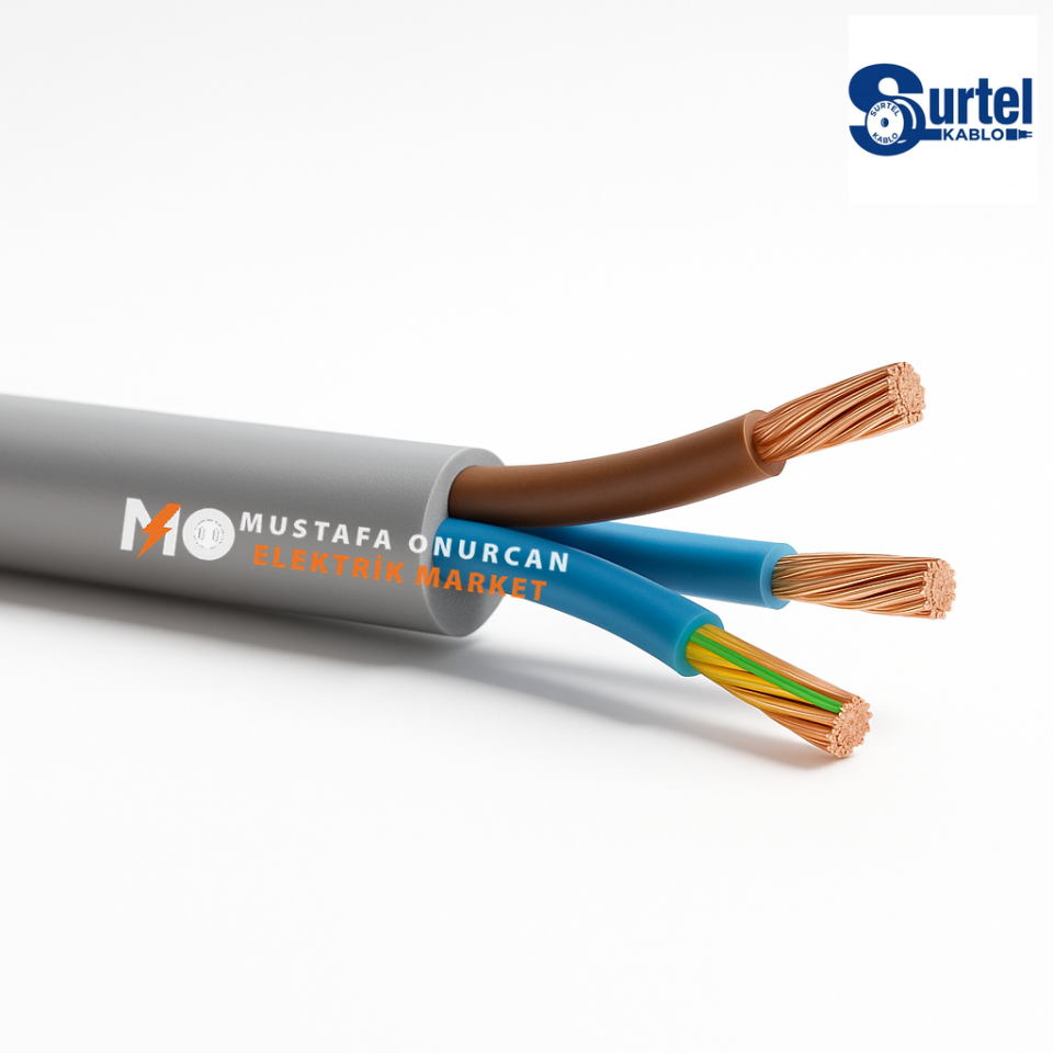 Surtel Kablo 3x1,5 mm NHXMH (Halogen Free)