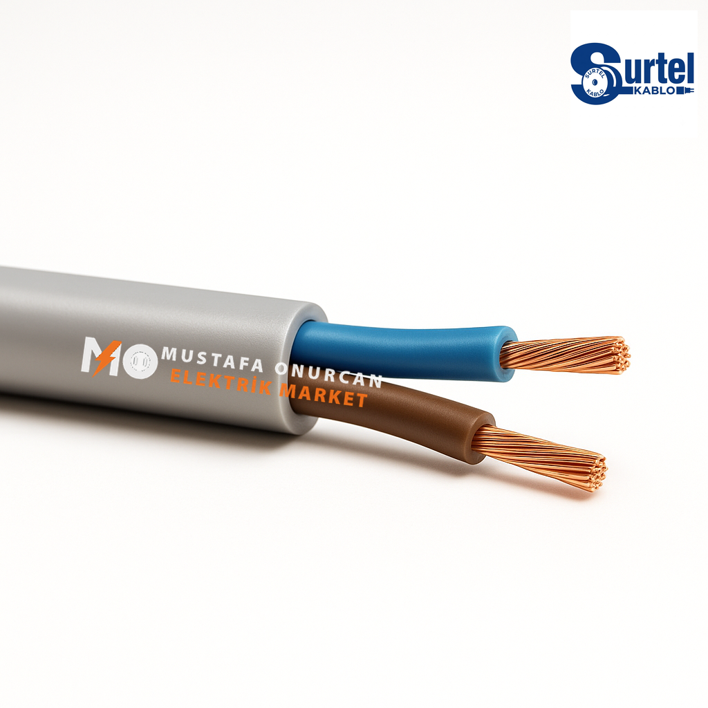 Surtel Kablo 2x1,5 mm NHXMH (Halogen Free)