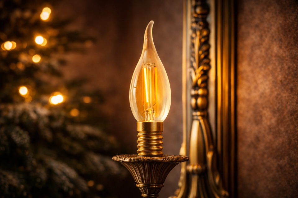 Cata 4w Rustik Led Bujı Ampul (E-14)(Amber) Filament CT-4280