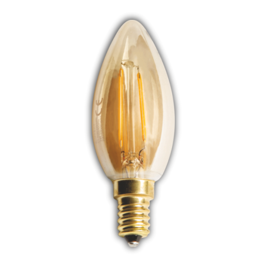 Cata 4w Rustik Led Bujı Ampul (E-14)(Amber) Filament CT-4280