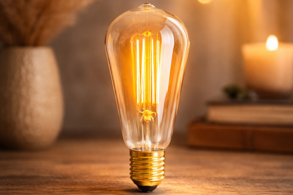 Cata 8w Rustik Led Ampul (St-64) (Amber ) CT-4290