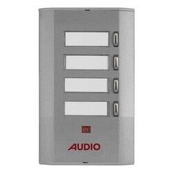 Audio 005233K 4'lü Yan Sıra Tek Butonlu Zil Paneli Konsept Serisi