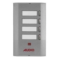 Audio 005233K 4'lü Yan Sıra Tek Butonlu Zil Paneli Konsept Serisi
