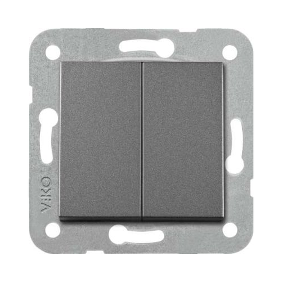 Viko Novella / Trenda Füme Komütatör Düğme/Kapak 92605402