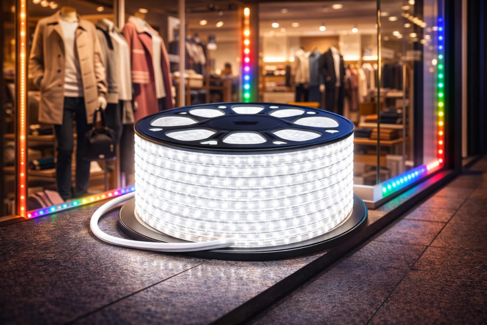 Cata 220v Dış Mekan Şerit Led (Amber) CT-4556