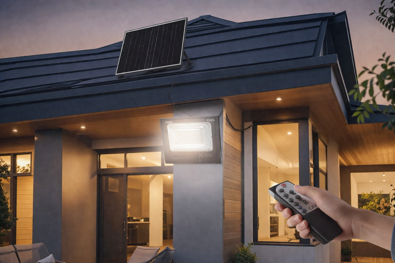 Cata 300w Amazon Solar Led Projektör Kumandalı CT-4650