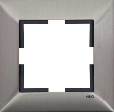 Viko Novella Yatay Inox Tekli Çerçeve Metal 92190821