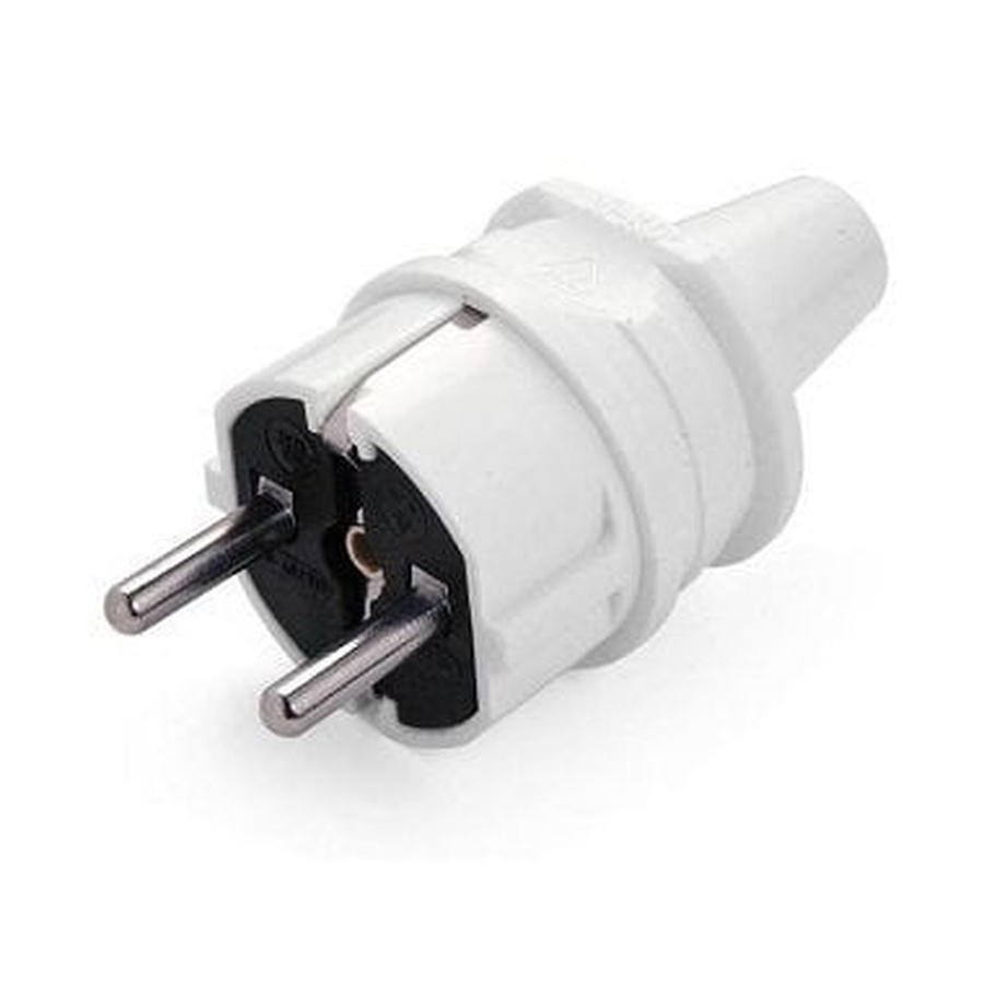 Viko Aksesuar Topraklı Erkek Fiş - Beyaz 90304100