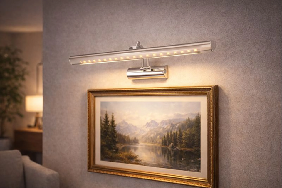 Cata 7w Krom  Ledli Kuğu Aplik (Gün Işığı) Banyo Tablo CT-5212 G