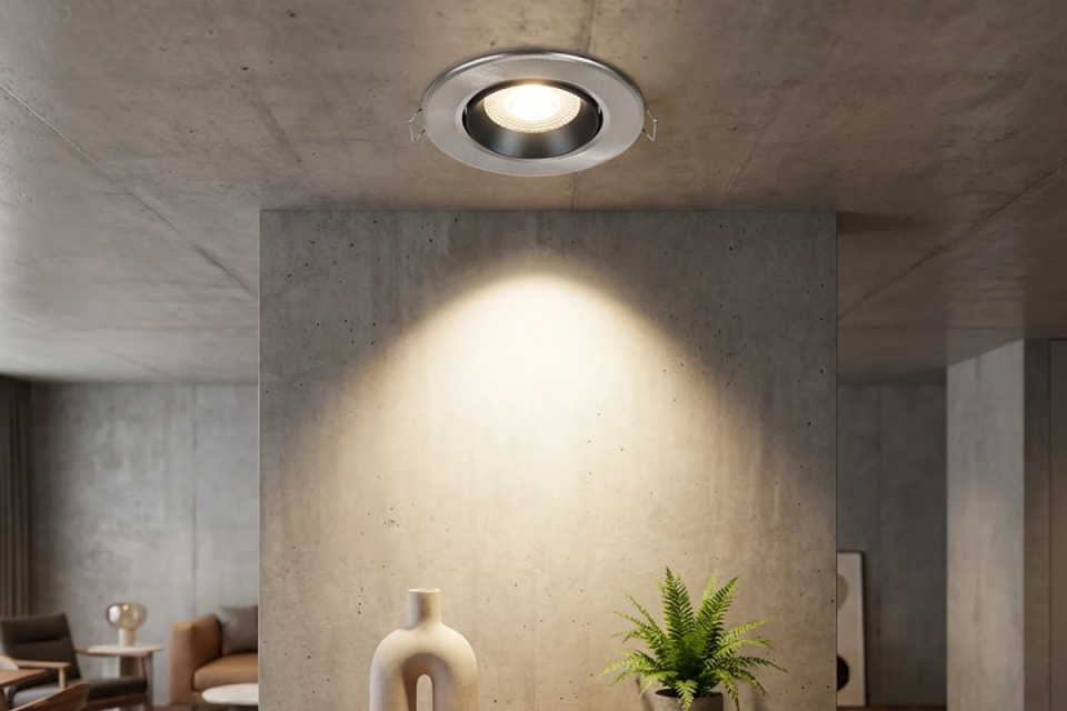 Cata 7w Akik  Led Armatür(Saten) (Gün Işığı) 8w Yuvarlak Cob CT-5252G