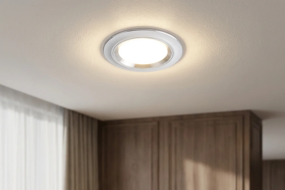 Cata 6w Zebra Led Armatür (Beyaz-krom) 3 Renk Yuvarlak CT-5257