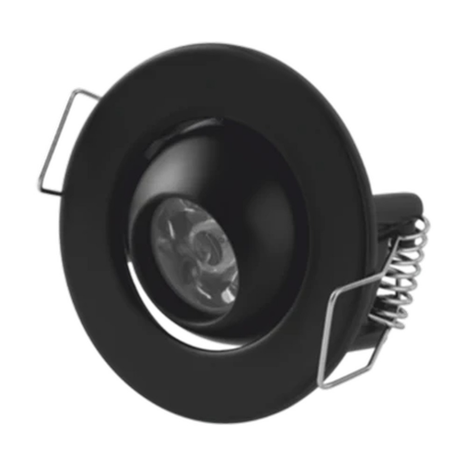 Cata 1,5w Power Led Ufo Spot (Siyah Kasa ) (Gün Işığı) Gömme Armatür CT-5268SG