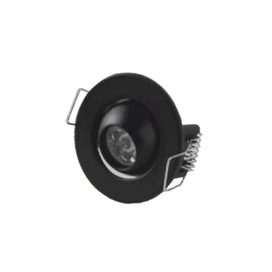 Cata 1,5w Power Led Ufo Spot (Siyah Kasa ) (Gün Işığı) Gömme Armatür CT-5268SG