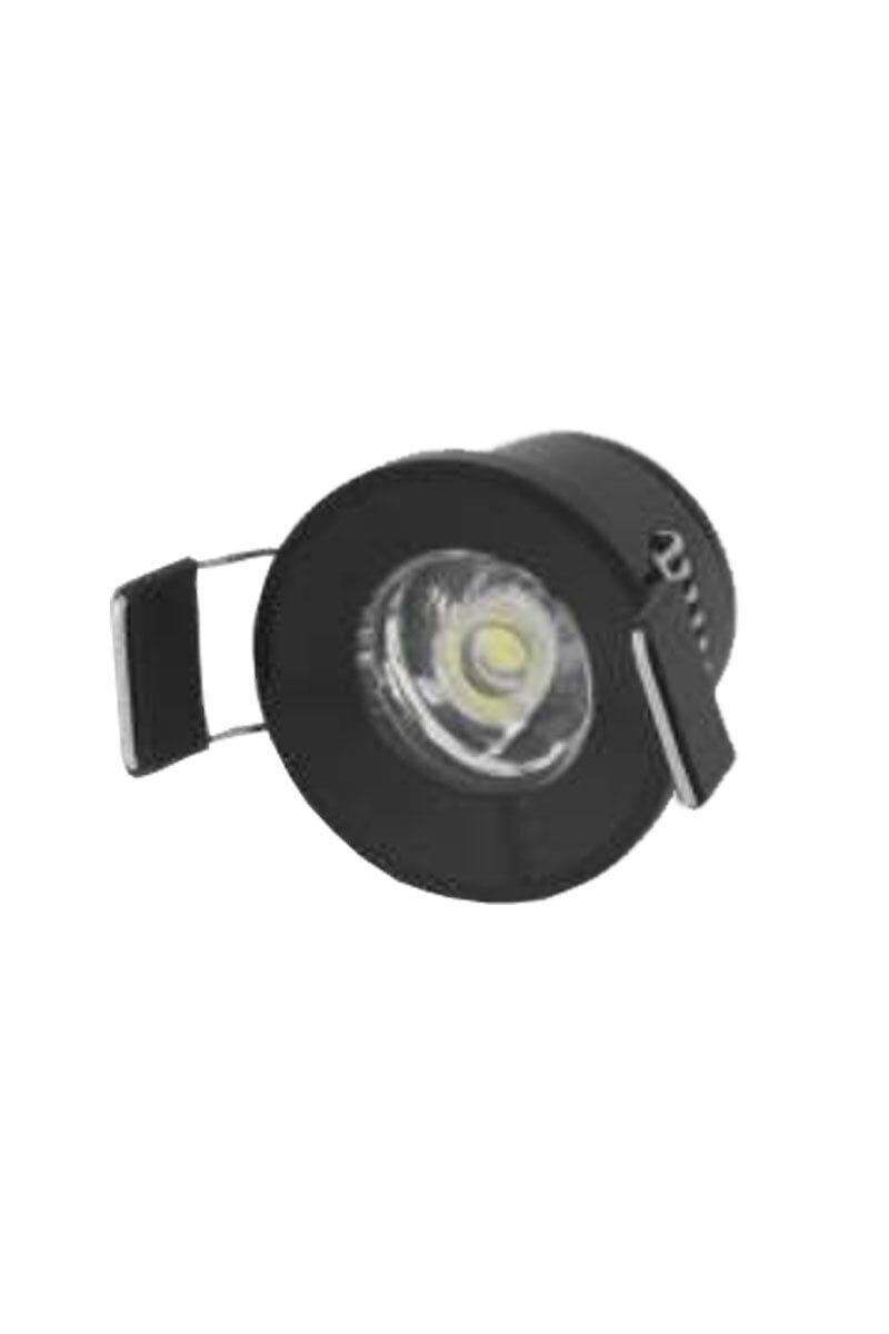 Cata 1,5w  Yıldız Spot Power Ledli Siyah Kasa (Gün Işığı) Gömme Armatür CT-5270SYHG