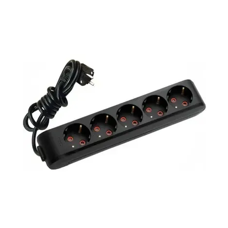Viko Multi-let Beşli Priz Topraklı Kablolu Ç.K. Siyah 3 Metre 90133503