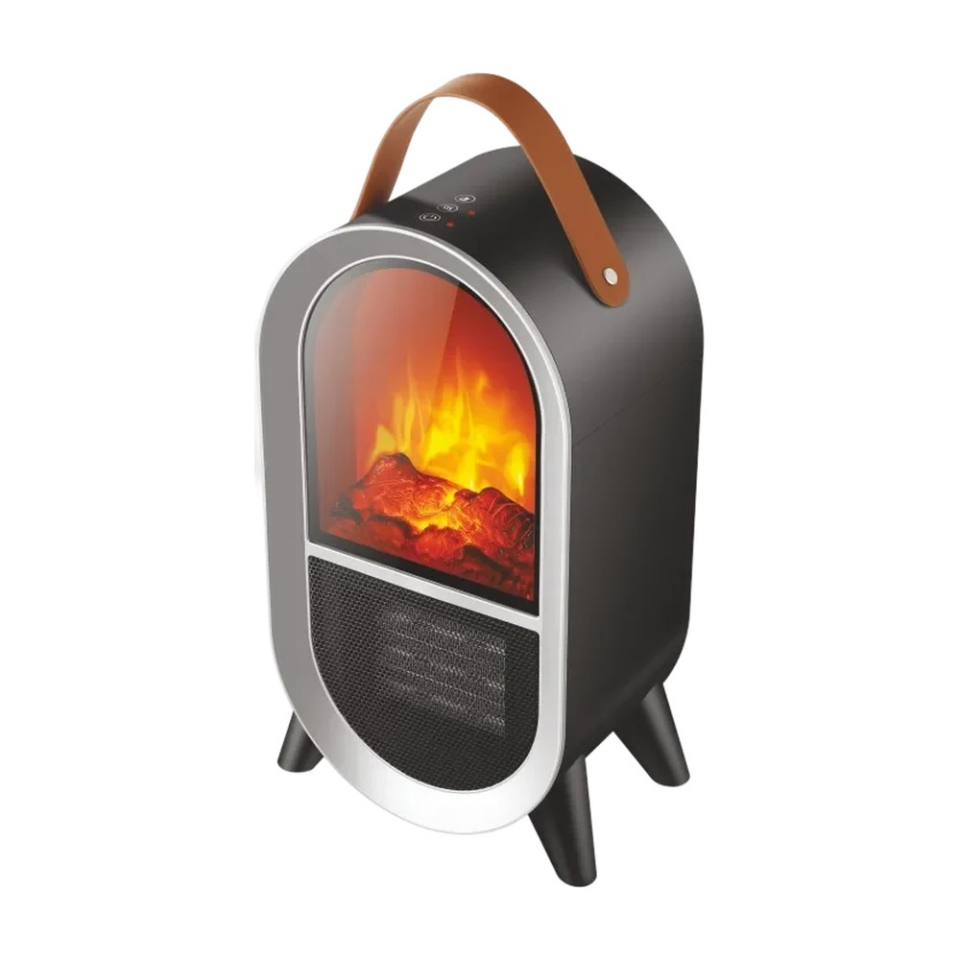 Cata Uludağ Taşınabilir Şömine 1500w 4 Kademeli Kumandalı CT-6055