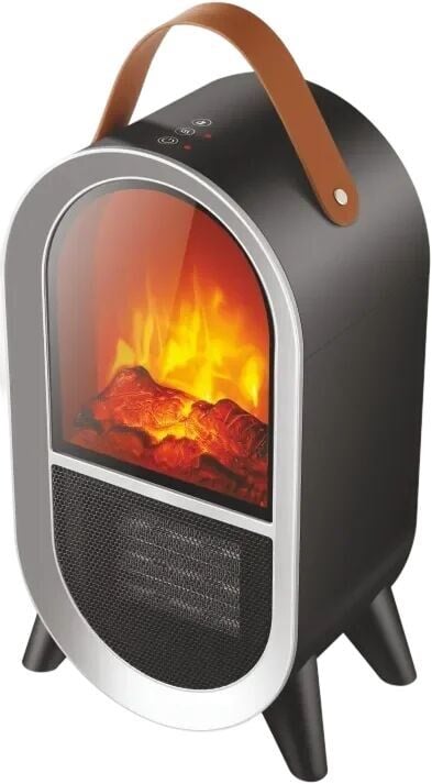 Cata Uludağ Taşınabilir Şömine 1500w 4 Kademeli Kumandalı CT-6055