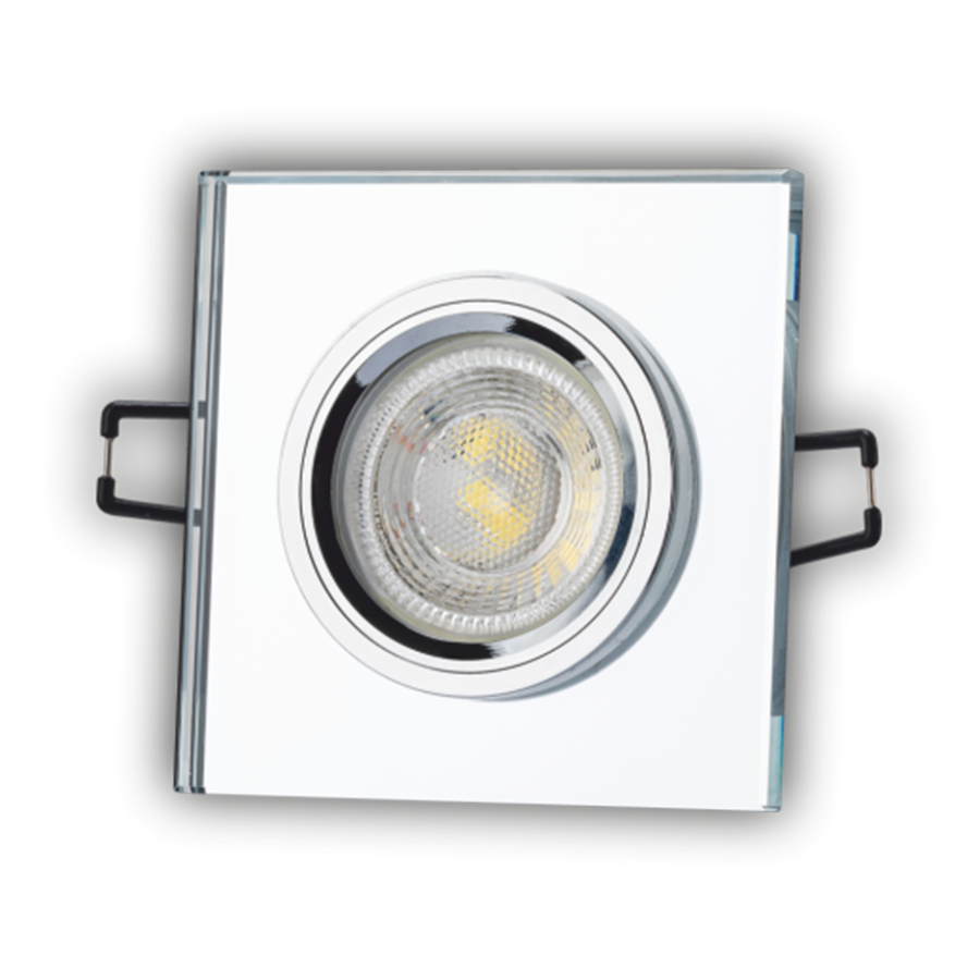 Cata Sardunya Dekoratif Cam Spot Kare CT-6556