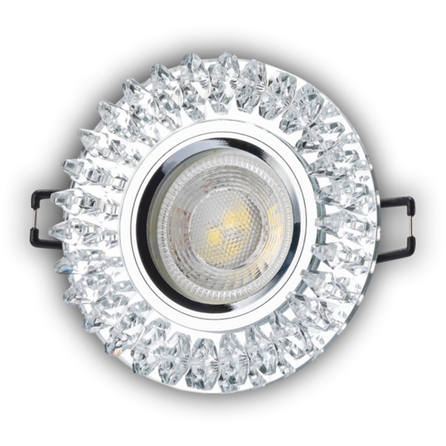 Cata Menekşe Dekoratif Cam Spot Yuvarlak Kristal CT-6569