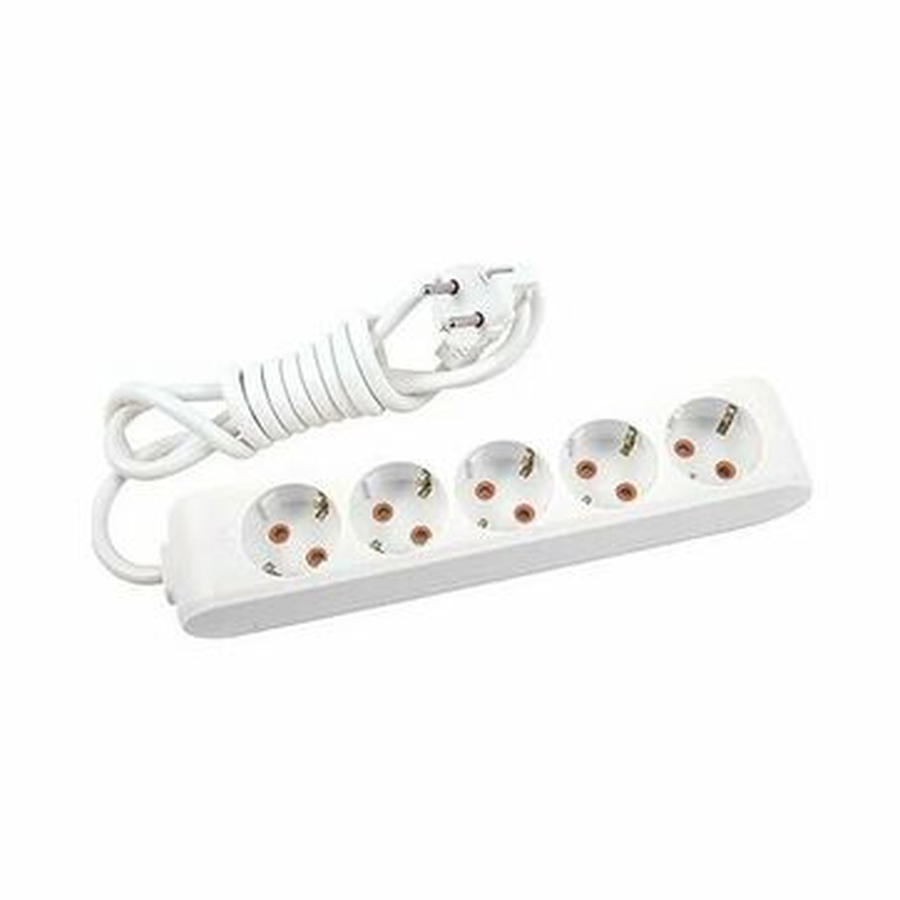 Viko Multi-let Beşli Priz UPS Topraklı Kablolu Ç.K. Beyaz 2 Metre 90110502