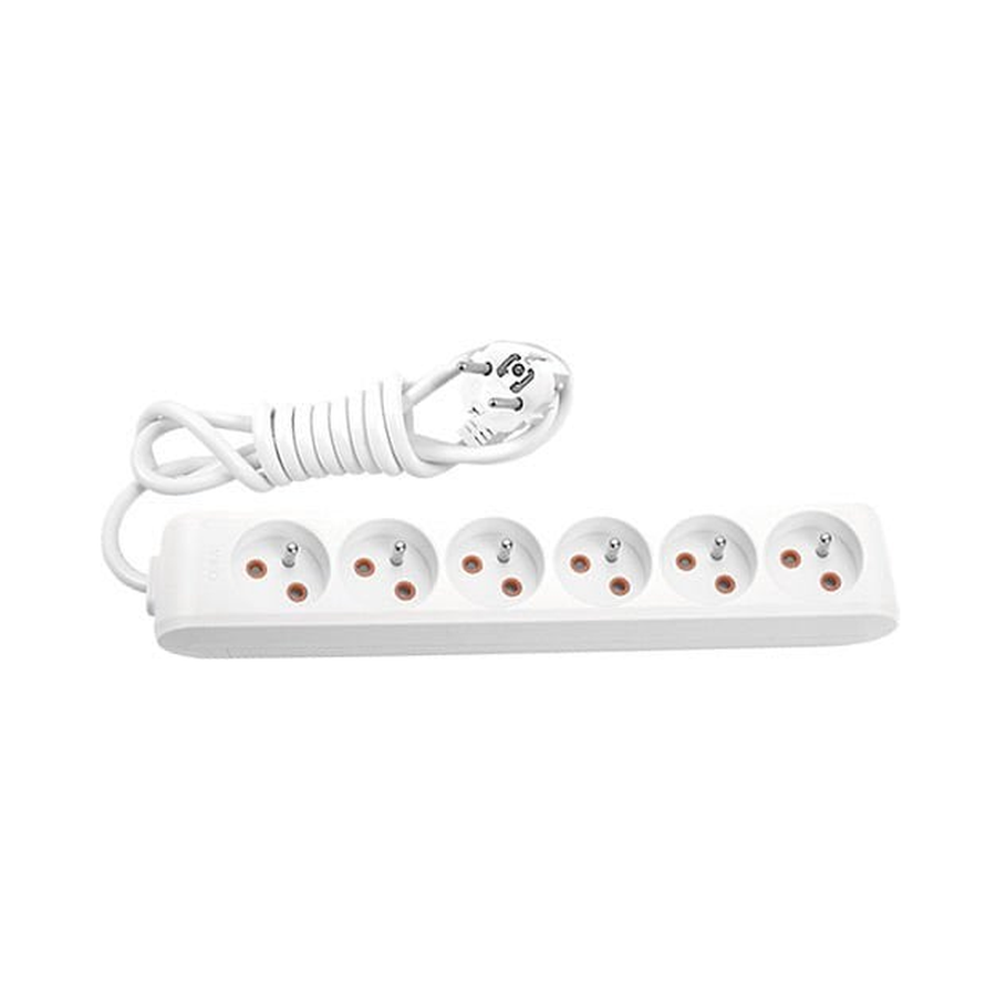 Viko Multi-let Altılı Priz UPS Topraklı Kablolu Ç.K. Beyaz 2 Metre 90110602