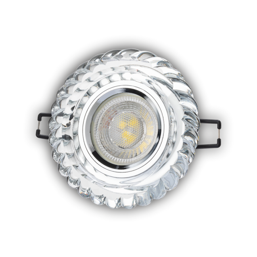 Cata Gardenya Dekoratif Cam Spot Yuvarlak Kristal Çerçeveli CT-6600