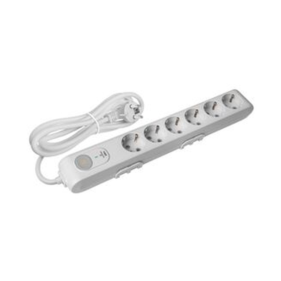 Viko Multi-let Altılı 1050J Şok Korumalı Topraklı Kablolu Ç.K. – 1,5 Metre 90117631