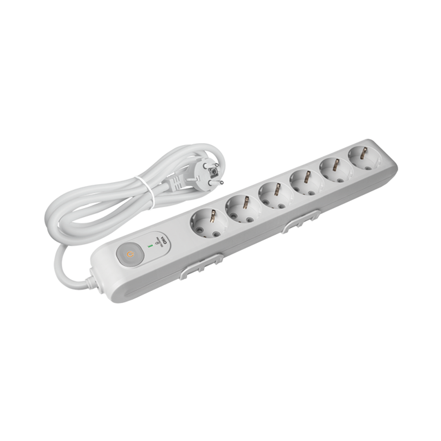 Viko Multi-let Altılı 350J Şok Korumalı Topraklı Kablolu Ç.K. – 1,5 Metre 90117632