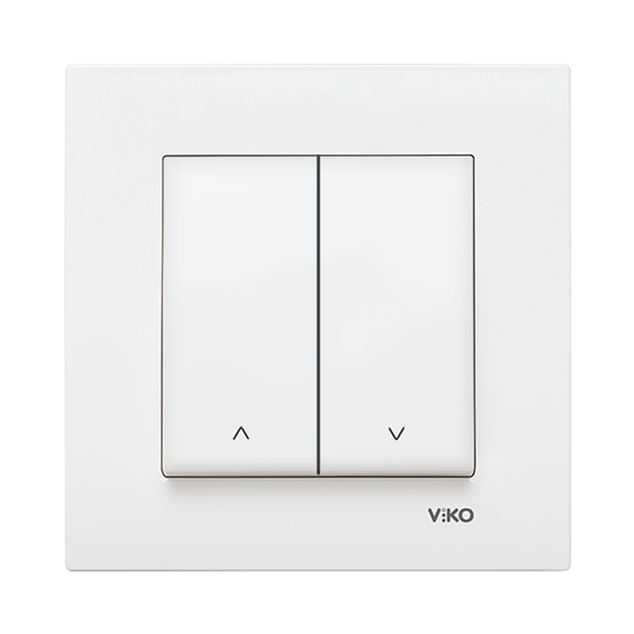 Viko Karre / Meridian Jaluzi Kumanda Anahtarı Beyaz (Çerçeve Hariç) 90967016