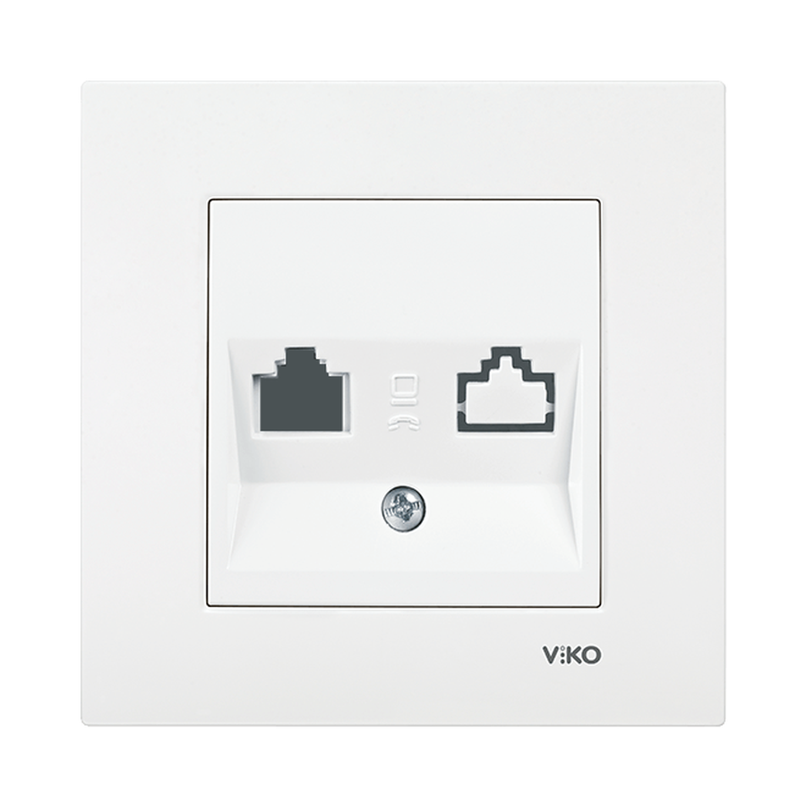 Viko Karre / Meridian Data Prizi Jacksız Beyaz (Çerçeve Hariç) 90967062