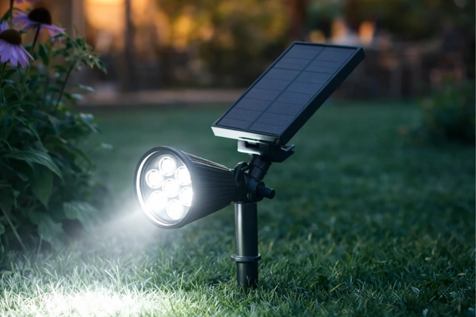 Cata 7w Solar Bahçe Armatürü (Beyaz) Kazıklı Şarjlı CT-7310B