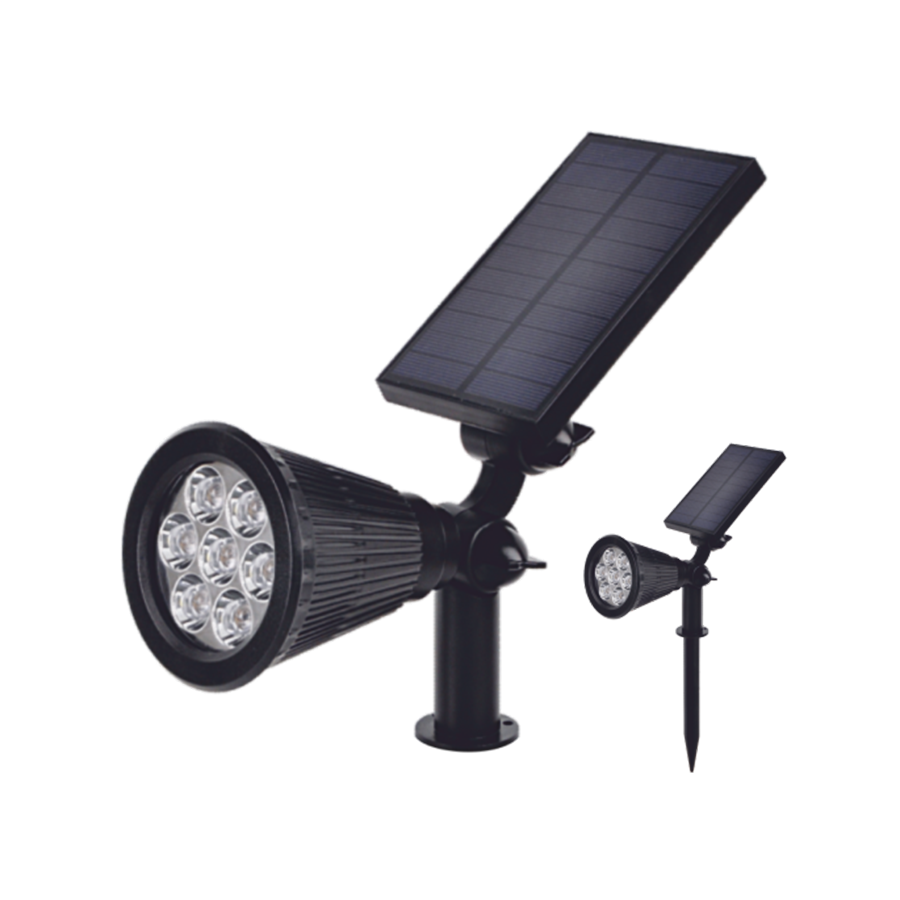 Cata 7w Solar Bahçe Armatürü (Gün Işığı) Kazıklı Şarjlı CT-7310G