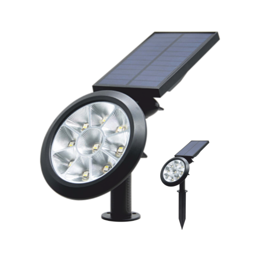 Cata 18w Solar Bahçe Armatürü (Beyaz) Kazıklı Şarjlı CT-7320B