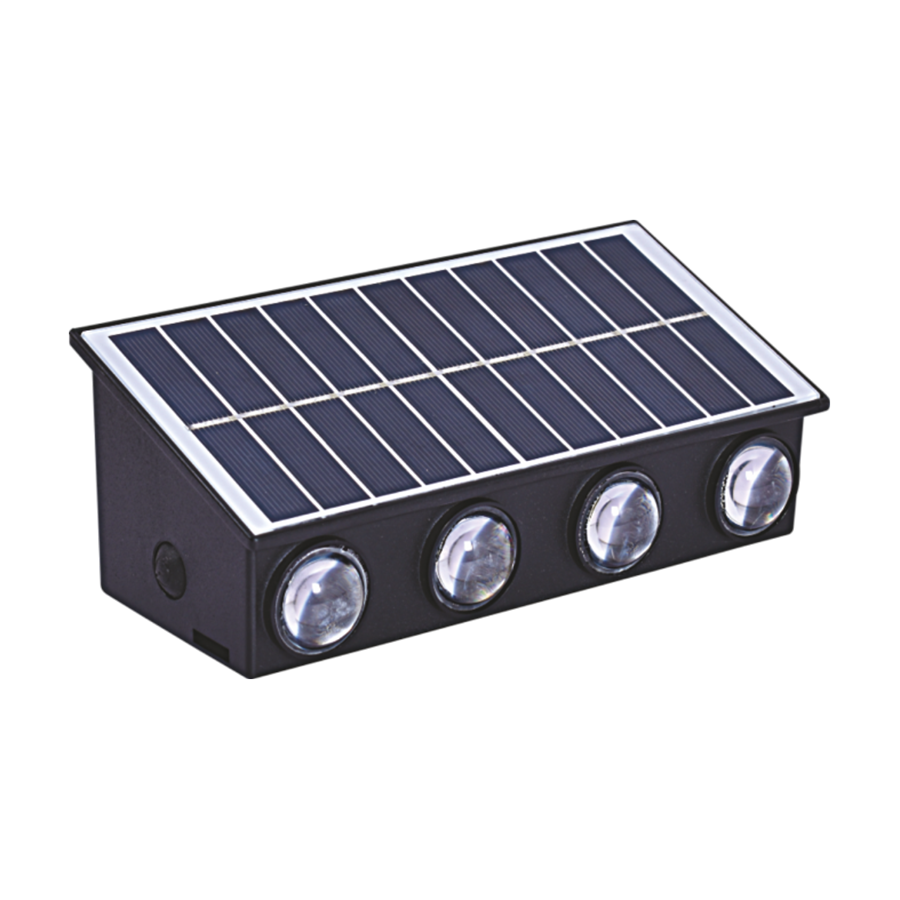 Cata 20w Kos Solar Led Aplik (Dış Mekan)(Amber) Duvar Şarjlı CT-8010A