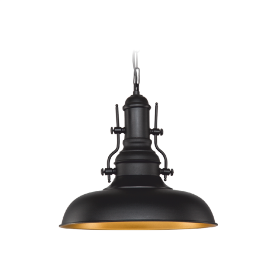 Cata Dekoratif Sarkıt Armatür (Siyah+sarı+32cm) Avize Modern CT-8250