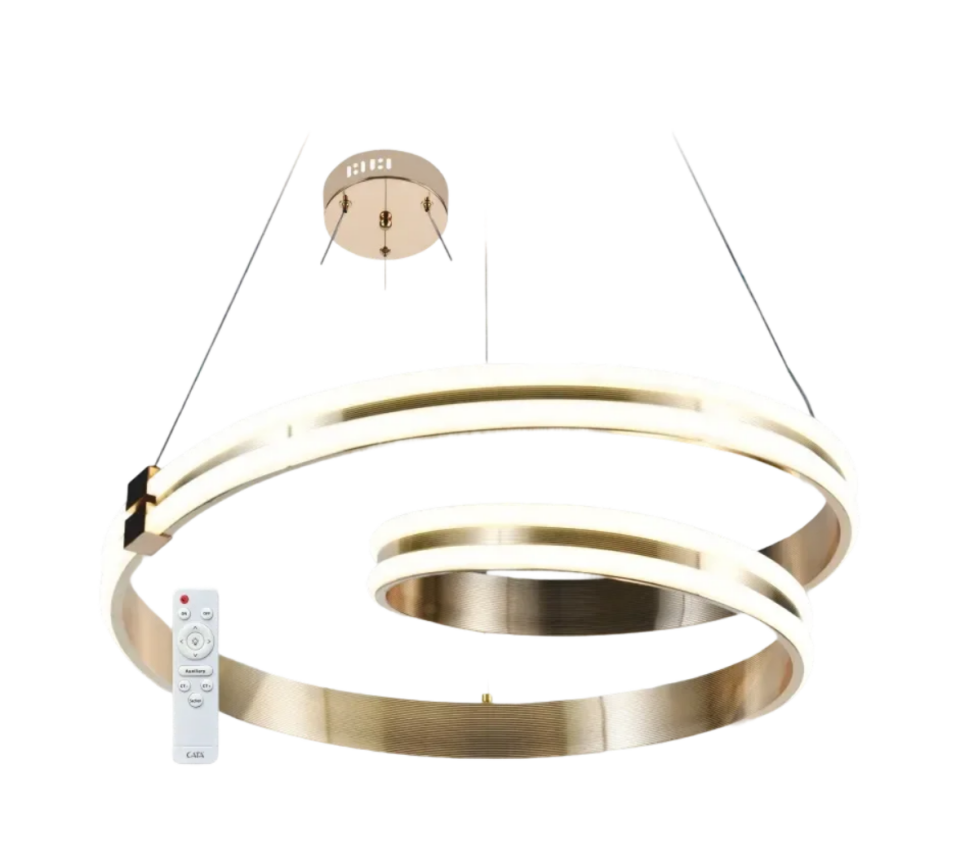 Cata Parla Ledli Avize (Kumandalı 3 Renk) 180w Sarkıt Dimlenebilir CT-8630